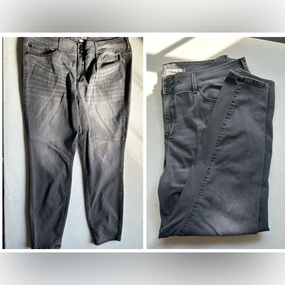 Torrid’s! Stylish Gray Denim Jeans